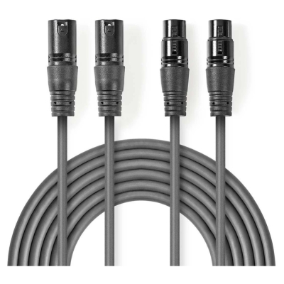 Nedis XLR-kabel, 1,5 m