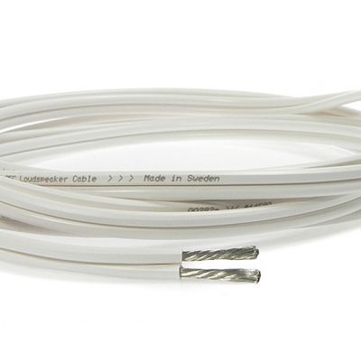 Supra Classic 4.0 högtalarkabel, vit