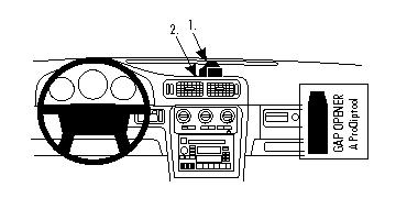 Brodit Forstærket ProClip, Volvo S70/V70 97-00