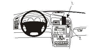 Brodit Forstærket ProClip, Volvo V70 N/XC70 00-08