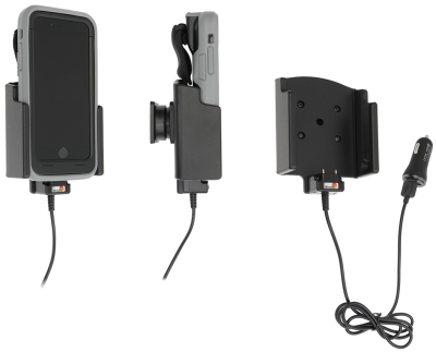 Brodit Aktiv holder med cigaretstikontakt, Apple iPhone 7 