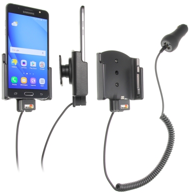 Brodit Aktiv holder med cigarettkontakt, Samsung Galaxy J5 (2016) 