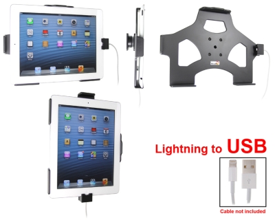 Brodit Holder til Kabeltilslutning, Apple iPad 4th Gen (A1458, A1459, A1460)/With Retina (Lightning Connector)