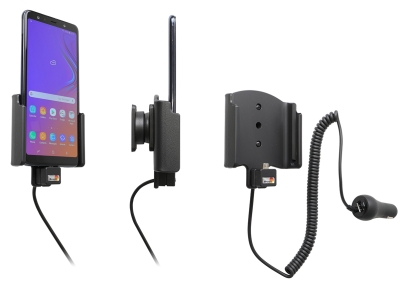 Brodit Aktiv holder med cigarkontakt, Samsung Galaxy A7 2018 (SM-A750) 
