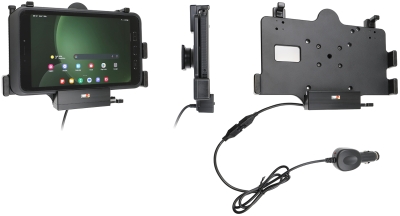 Brodit Aktiv holder med cigarkontakt, Samsung Galaxy Tab Active 3 SM-T570/SM-T575/5 SM-X300/SM-X306B
