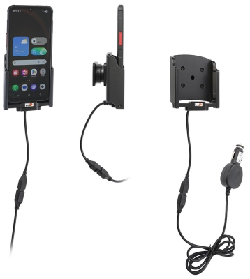 Brodit Aktiv holder med cigaretstik, Samsung Galaxy XCover 7 Pro SM-G766