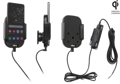 Brodit Qi trådløs aktiv holder til fast montering, Samsung Galaxy S20 4G, 5G (SM-G981B/SM-G981F) 