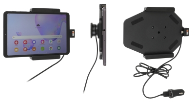Brodit Aktiv holder med USB-kabel og cigarettadapter, Samsung Galaxy Tab A 8.4 (2020) SM-T307 