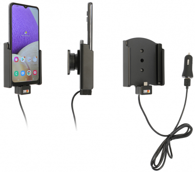 Brodit Aktiv holder med USB-kabel og cigaretadapter, Samsung Galaxy A32 5G SM-A326U1/DS 