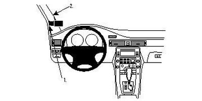 Volvo S80/V70/CX70 08-11, Vänster, Hög