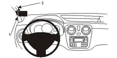 ProClip Monteringsbygel Dacia Dokker/Lodgy 14-15, Vänster