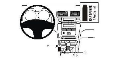 Lexus IS Serie 06-13, Konsol, Manuell växling