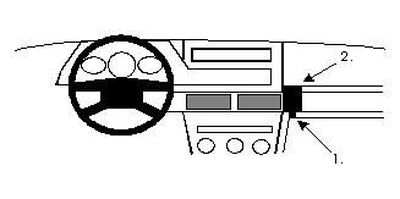 ProClip Monteringsbygel Fiat Tipo 89-91, Vinklad