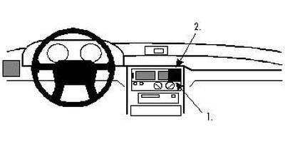 ProClip Monteringsbygel Mitsubishi Expo, Space Runner, Space Wagon, Centrerad