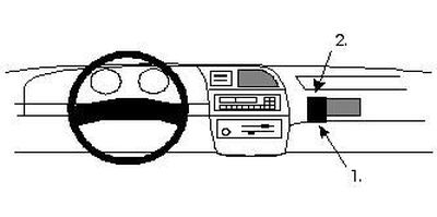 ProClip Monteringsbygel Ford Explorer 93-94, Vinklad