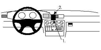 Opel Omega 94-99, Centrerad