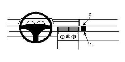 ProClip Monteringsbygel Fiat Tipo 92-95, Vinklad