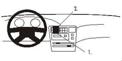 Toyota Corolla 93-97, Centrerad