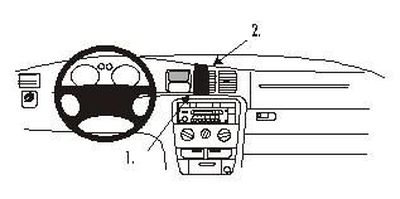 Opel Vectra 96-01, Centrerad