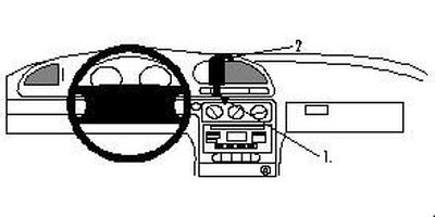 Ford Mondeo 97-00, Centrerad