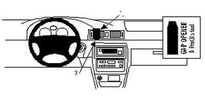 Toyota Camry 97-01, Centrerad
