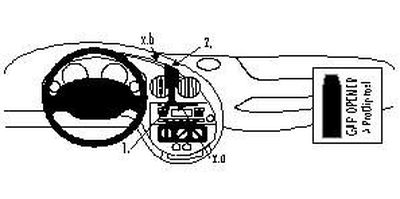 Ford Ka 97-08, Centrerad