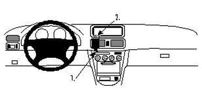 Toyota Corolla 98-99, Centrerad