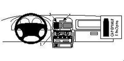 Subaru Forester 98-02/Subaru Impreza 98-00, Centrerad