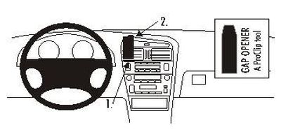 ProClip Monteringsbygel Lexus GS Serie 98-05, Centrerad