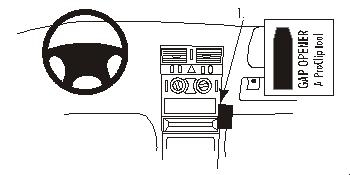 Brodit ProClip, Mercedes Benz E-Klasse, Sedan 95-02