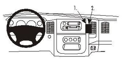 Dodge Ram Pick Up 1500 02-05, 2500/3500 03-05, Vinklad