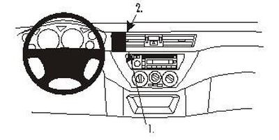 Mitsubishi Lancer 04-07, Centrerad