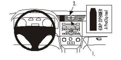 ProClip Monteringsbygel Fiat Stilo 02-07, Centrerad