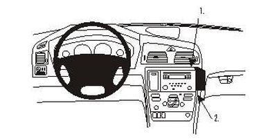 Volvo V70 05-08, Vinklad Hög, Träpanel