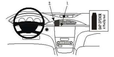 Renault Laguna 05-07, Centrerad