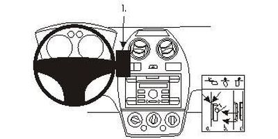 Ford Fiesta 06-08, Centrerad