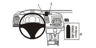 Honda Civic Hybrid 06-11, Centrerad