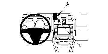 Brodit ProClip, Cadillac SRX 07-09