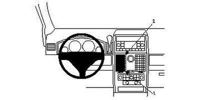 Chrysler Voyager 08-11, Centrerad