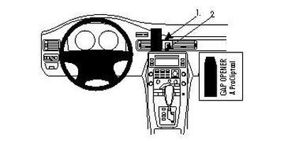 Volvo S80/V70/CX70 08-11, Center Hög
