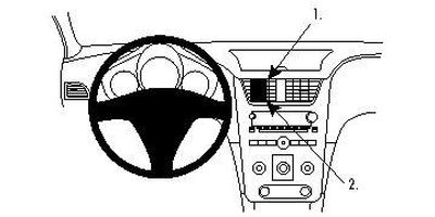 Chevrolet Malibu 08-12, Centrerad
