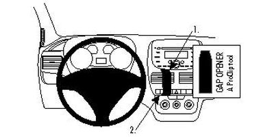 Fiat Doblo 10-14, Centrerad