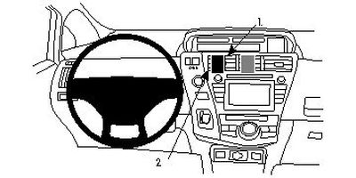 Toyota Prius + 12-15, Centrerad