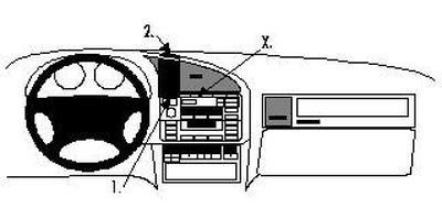 ProClip Monteringsbygel BMW 316-328 91-98