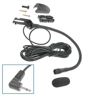 Svanehalsmikrofon med 3,5mm, 6 meter kabel