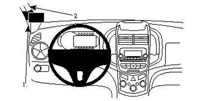 ProClip Monteringsbygel Chevrolet Aveo 12-14