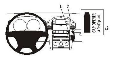 ProClip Monteringsbygel Chevrolet Captiva 07-11