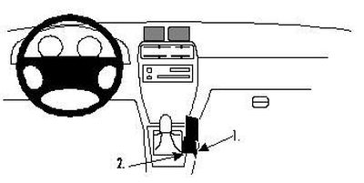 ProClip Monteringsbygel Chevrolet Tracker 98-04/Suzuki Grand Vitara 98-02