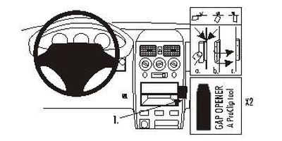 ProClip Monteringsbygel Daihatsu Sirion 02-06