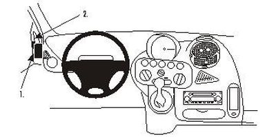 ProClip Monteringsbygel Fiat Multipla 99-09